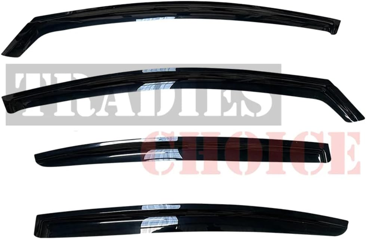 Tradieschoice 4X4 Bonnet Protector and Weathershields Window Visors for Commodore VF Wagon 2013-17 image number 3