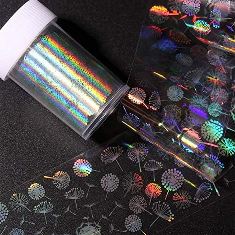 Starry Sky Pattern Nail Stickers Plastic Glitter Nail Art Decals DIY Manicure Decorations 4X20Cm Zhengpingpai
