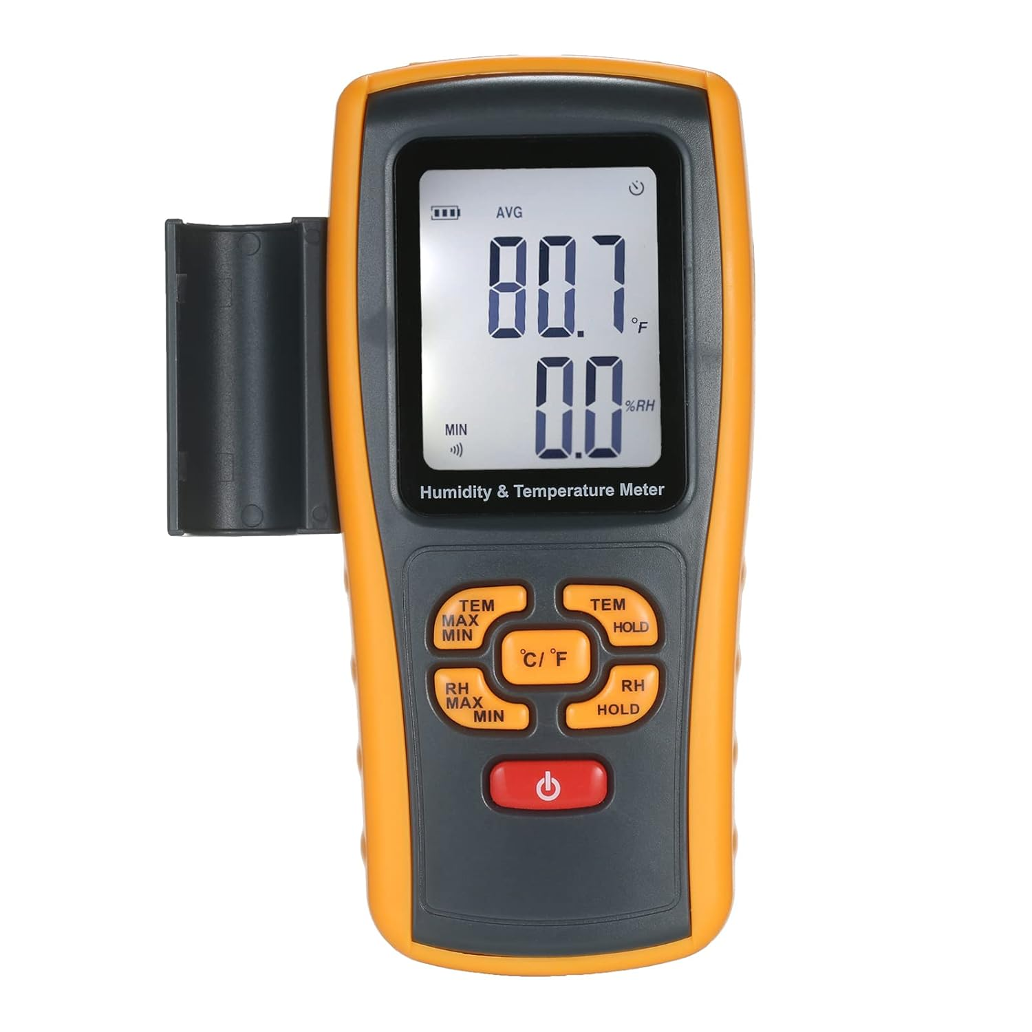 Detachable Digital Thermohygrometer with Connection and Hydrometer Industrial Thermo-Hygrometer Measuring Wet Bulb Dew Point Thermocouple Temperature