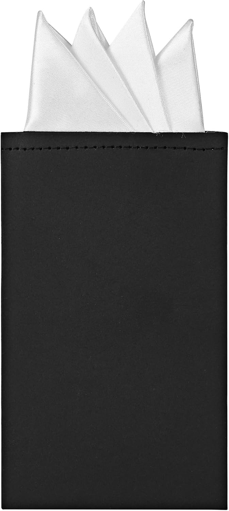 DEVPSISR Prefolded Pocket Square, Men'S Suit Handkerchief Keeper - A Lake Blue image number 5