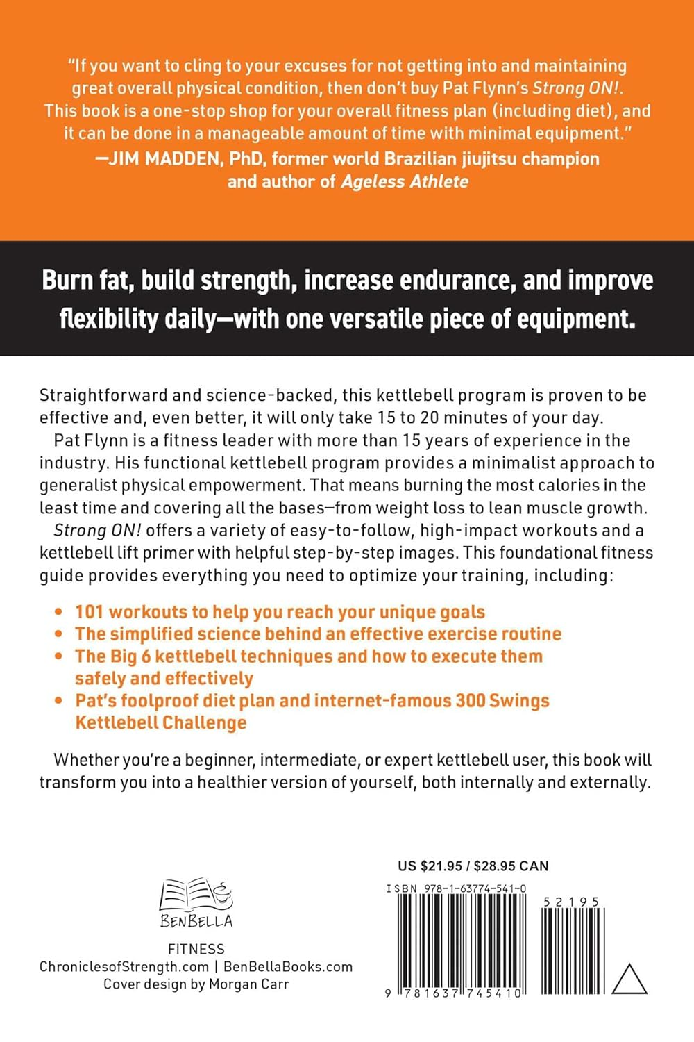 Strong ON!: 101 Minimalist Kettlebell Workouts to Blast Fat, Build Muscle, and Boost Flexibility―In 20 Minutes or Less image number 1