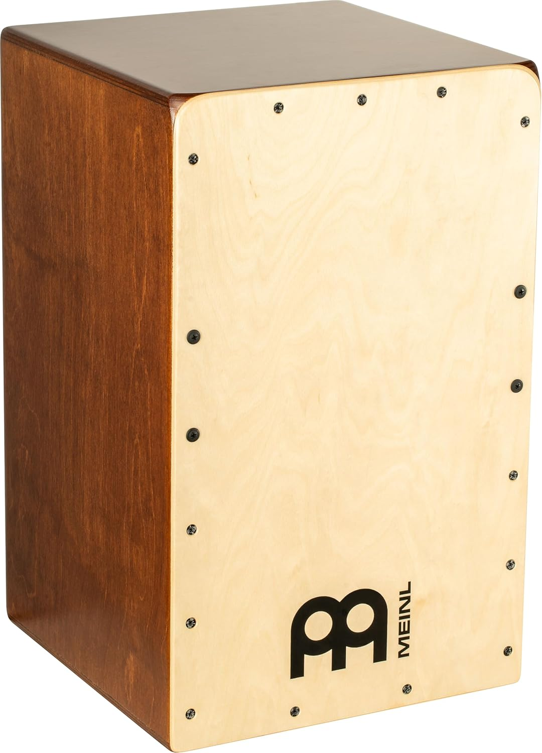 Meinl Cajon Box Drum with Internal Snares - MADE in EUROPE - Baltic Birch Frontplate/Almond Birch Body, Snarecraft Series, (SC100AB-B)