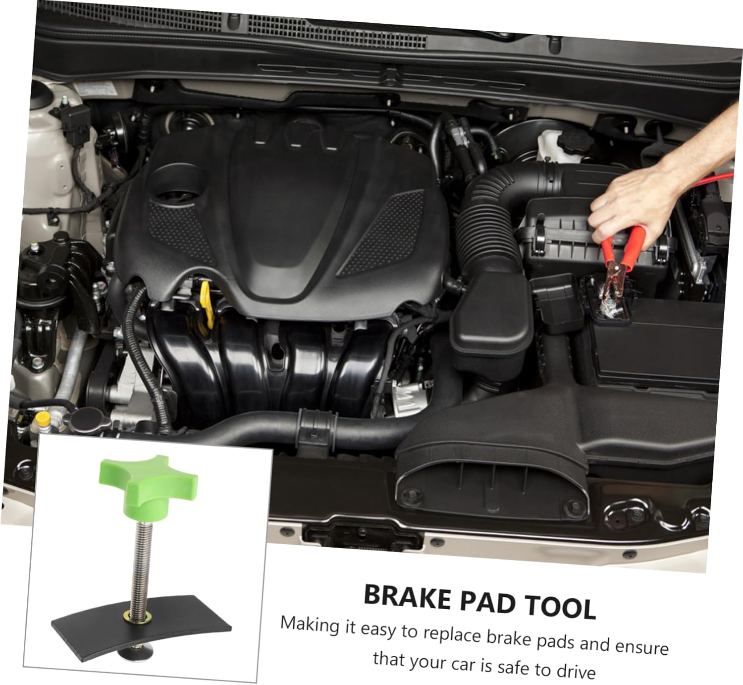 TINEASUR Brake Pad Tool Disc Brake Compression Tool Swivel Piston Spreader Reusable for Automotive Maintenance And image number 3