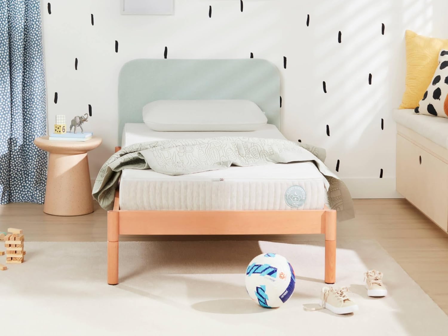 Koala Joey Kids Hybrid Pocket Spring Mattress, Single, Medium Firm, Cloud White