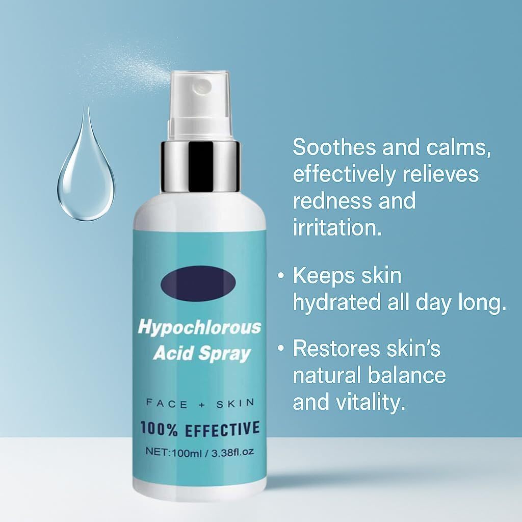 Hypochlorous Acid Skin Spray - 100Ml - for Acne Prone Skin, Dry Scalp, Face & Hand Cleanser, Eyelash Cleanser & Toner image number 4