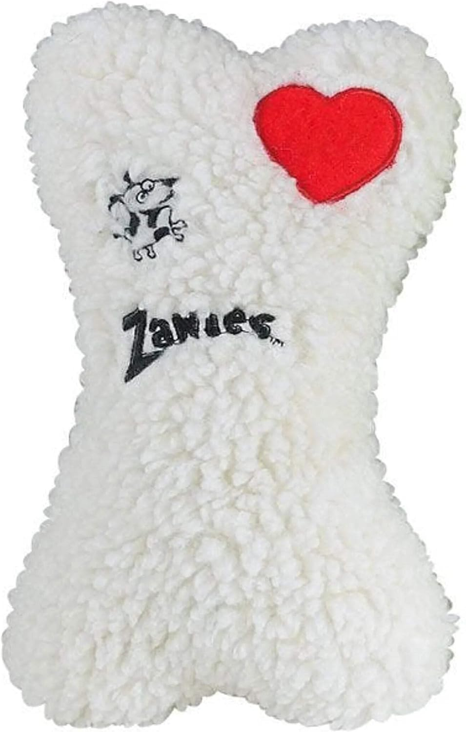 Zanies Embroidered Berber Bone Dog Toys, Pink - Pink image number 2