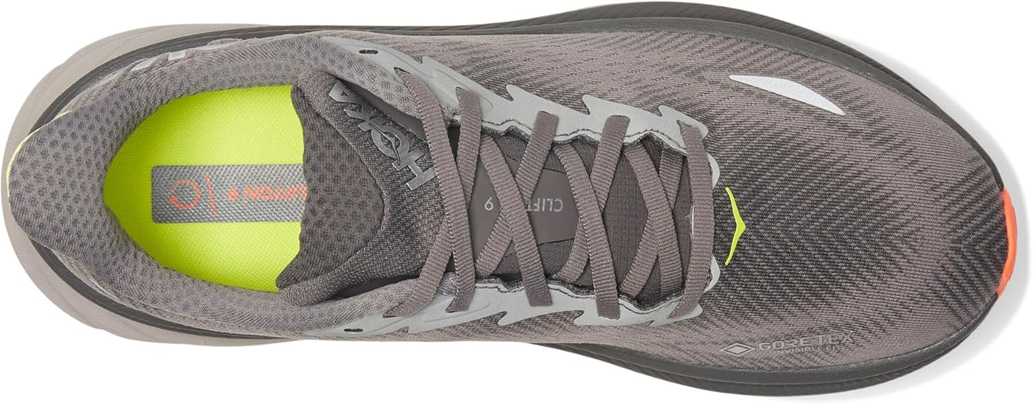 Hoka Clifton 9 GTX Men'S Running Shoes, Asphalt Grey Gravel, 12.5 AU image number 5