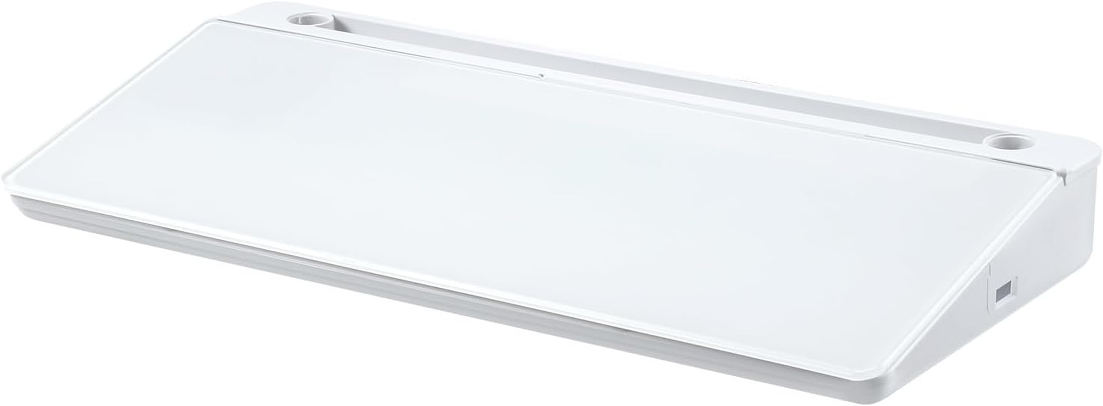 Glass Desktop Whiteboard Organiser Dry Erase White Board Memo Note Pad Computer Keyboard Stand School Office Accessories Phone Tablet Holder