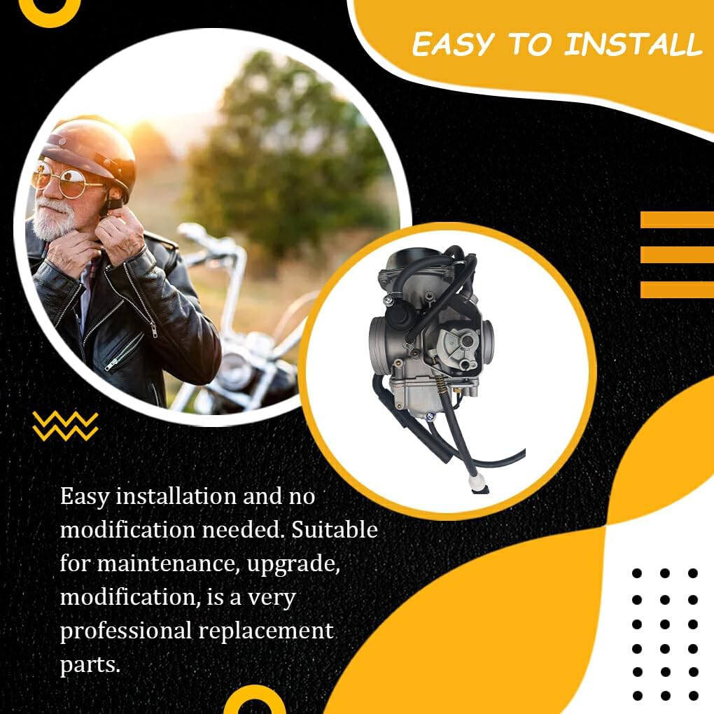 IOIUSKKU Motorcycle Carburetor Kit Carburetors Motorbike Choke Scooter Lawn Mower Carb Repair Parts Replacements Assembly Store image number 6