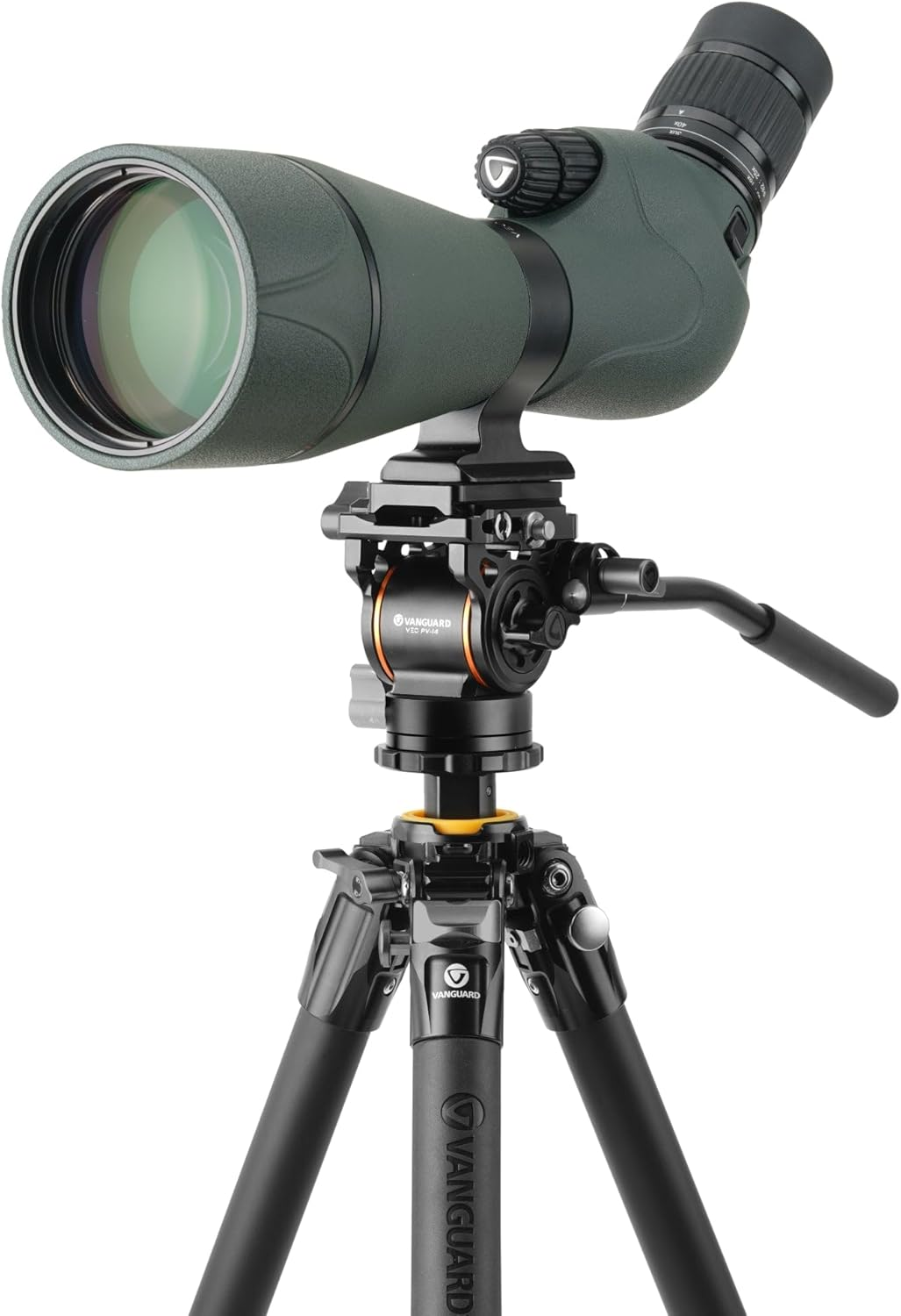 VANGUARD VEO 5 264AV14 Video Tripod Aluminium with VEO PV-14 Video Head Load 8 Kg image number 2