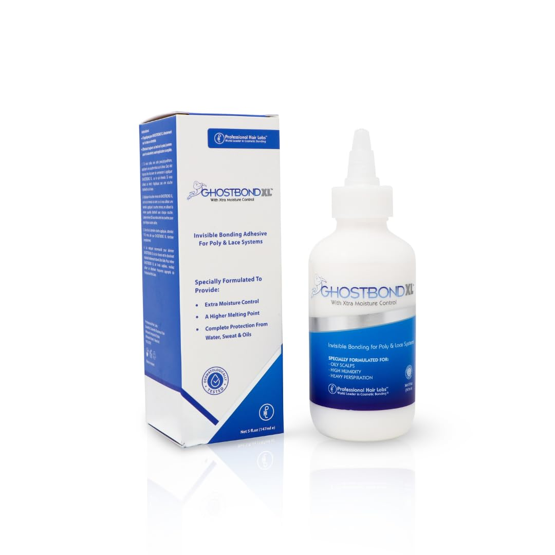 Professional Hair Labs Ghost Bond Hair Glue Wig Adhesive, XL, 5 Oz image number 4