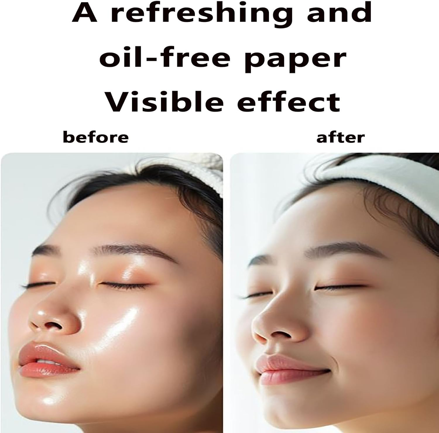 SYGELER Oil Blotting Sheets for Face, 3 Pack (300 Sheets) Oil Blotting Sheets for Make up Facial & Skin Care | Portable Makeup Blotting Paper for Women & Men image number 5