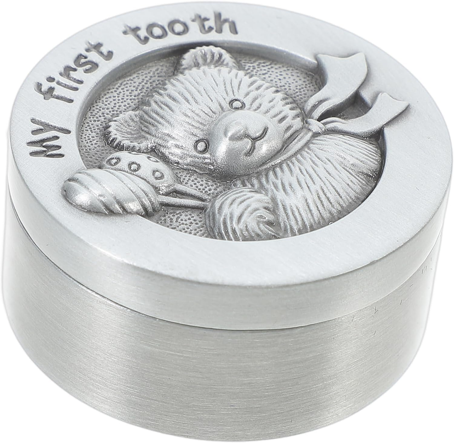 SUPVOX Deciduous Tooth Storage Box Metal Tooth Box Keepsake Saver Shower Holder image number 6