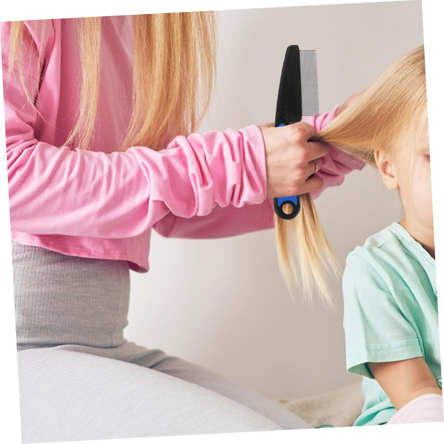 ULDIGI Scalp Care Comb Fine Stainless Steel Dandruff for Boys and Girls Adults Gentle Detoxifying Hair Comb for Scalp Relief image number 2