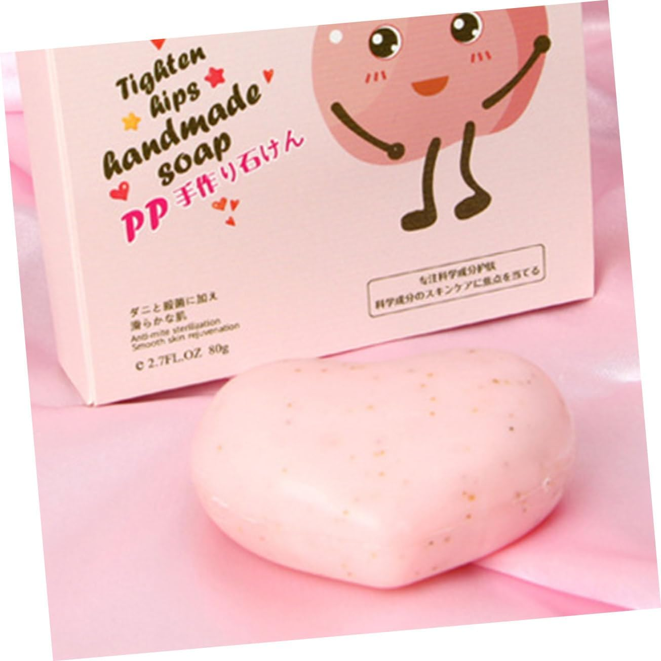 Beaupretty Butt Soap Acid Portable Exfoliating Cleaning Soap Bar for Hip Care Women Men image number 1