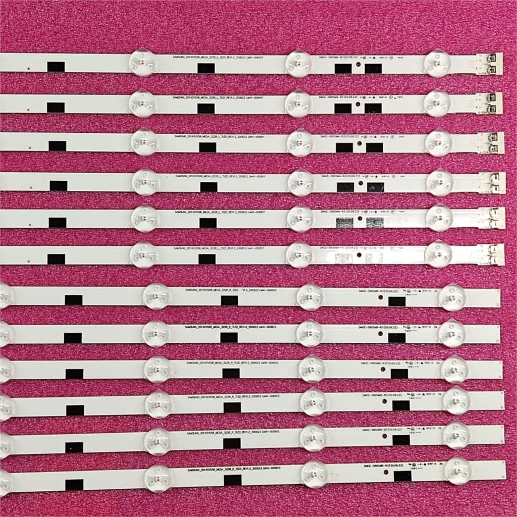 12PCS LED Backlight Strip14Lamp for 58'' TV UA58H5288 2014SVS58 LM41-00091F LM41-00091G UE58J5200 BN96-32771A BN96-32772A (Color : 5 Set) image number 1