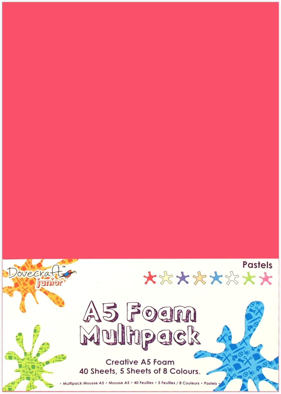 Dovecraft Essentials - A4 Creative Foam Sheets - Purple