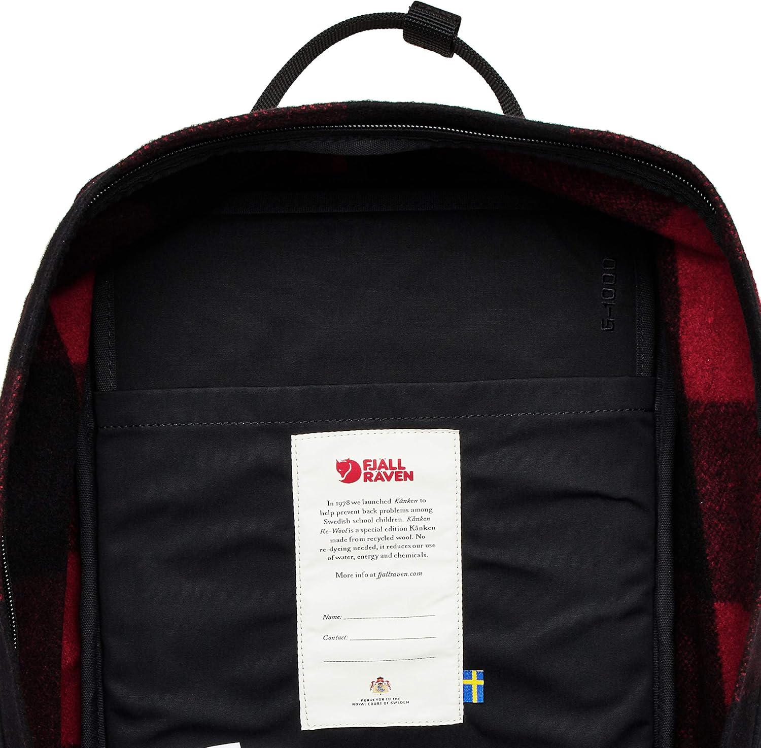 FJALLRAVEN Unisex'S K&aring;nken Re-Wool Laptop 15" Daypack image number 2
