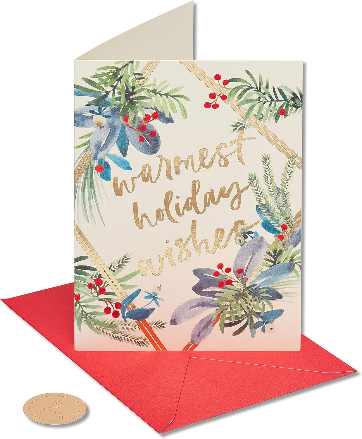 Papyrus Holiday Cards Boxed with Envelopes, to a Wonderful Season, Warmest Holiday Wishes (14-Count) image number 5