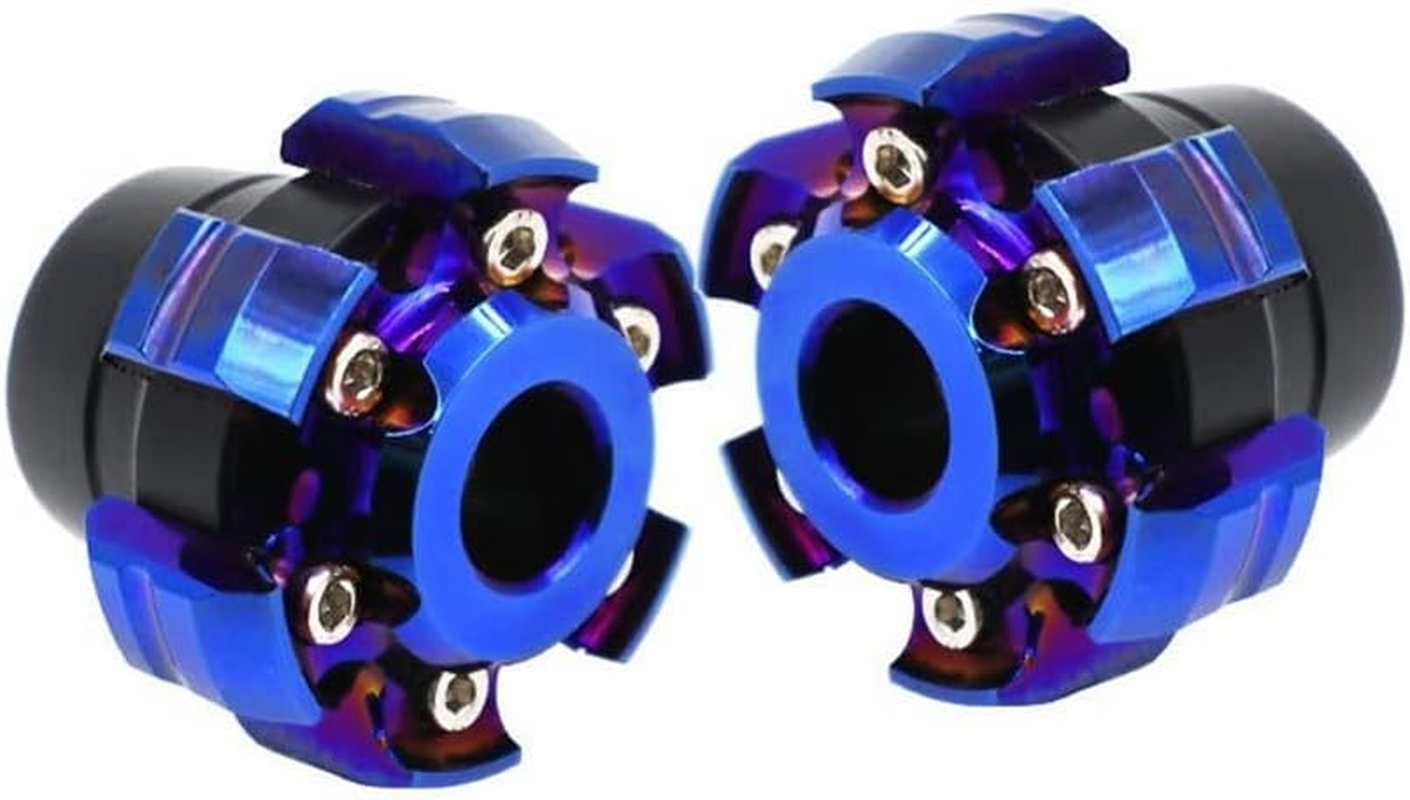 Crash Pad Protector 1Pair Motorcycle Frame Slider anti Collision Cup Front Fork Slider Crash Pad Motorbike Protector Accessories Powersports Frame Sliders image number 2