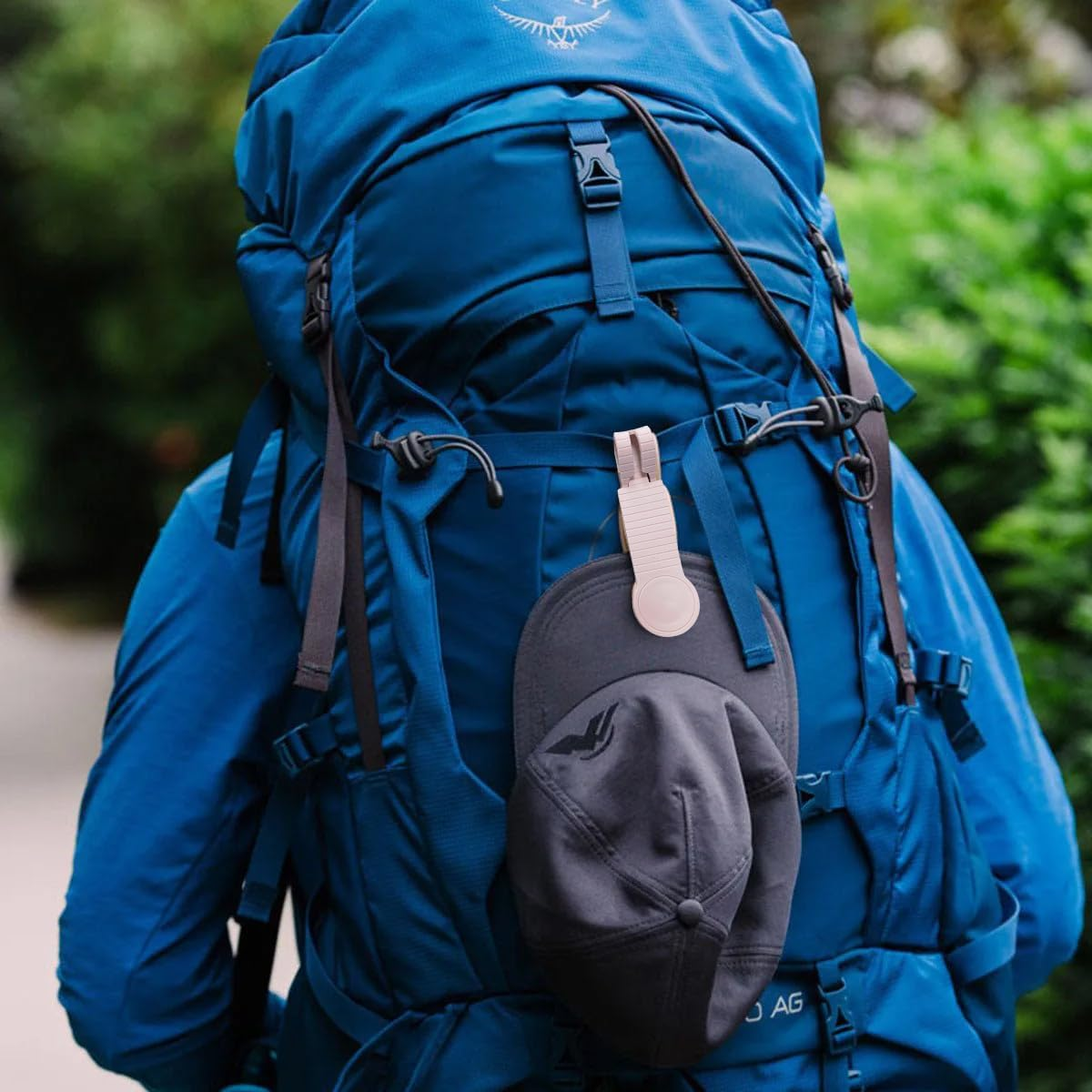 AIMALL Magnetic Hat Clip for Travel, Silicone Hat Holder for Luggage and Bags - Grey image number 6