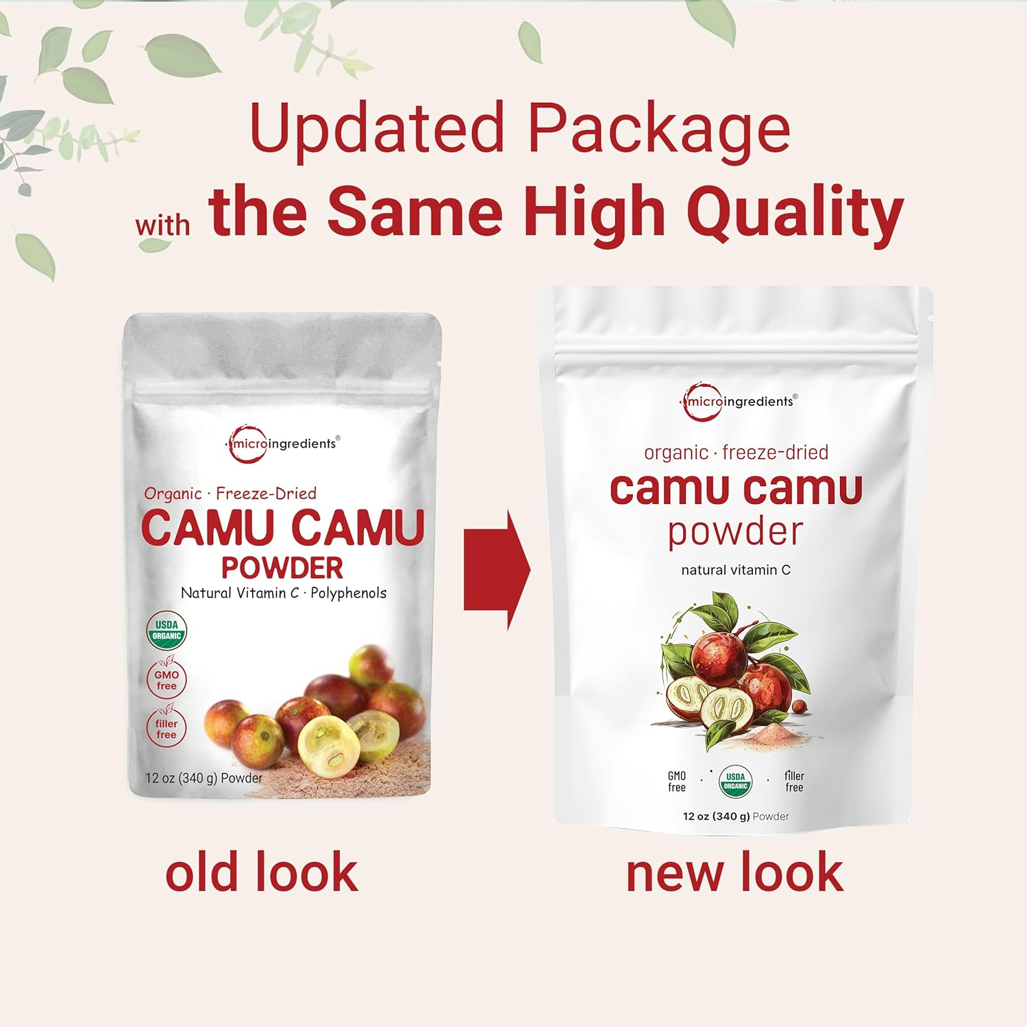 Peruvian Camu Camu Powder Organic, (Natural Vitamin C Powder), 8 Ounce, Strongly Supports Energy and Immune System, No Gmos and Vegan Friendly image number 3
