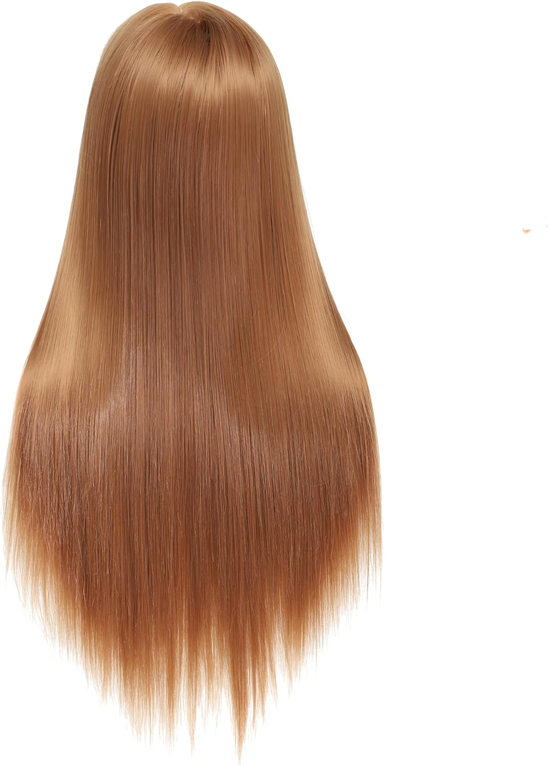 Training Head,26-28 Inch Hairdressing Head 100% Synthetic Fiber Cosmetology Mannequin Head with Free Clamp for Braiding Stying