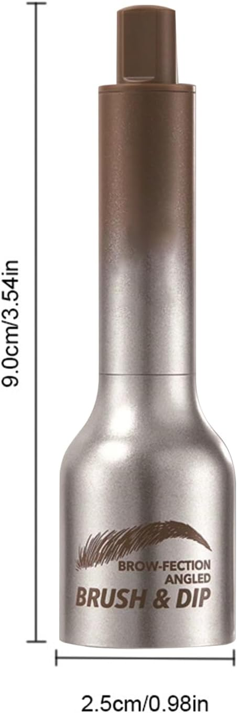 Brow Fection Angled Brush and Dip, Liquid Eyebrow Brush, Long Lasting Waterproof Brow Pen, Smudge Proof Eyebrow Pencils for Eyebrows, Sideburns and Beard /1338 image number 5