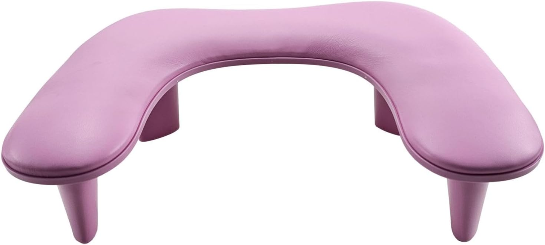 Harayaa U Shape Nail Arm Rest Stand,Nail Hand Rest,Nails Cushion Hand Holder,Breathable Detachable for Nail Art Tech,Personal Salons, Black