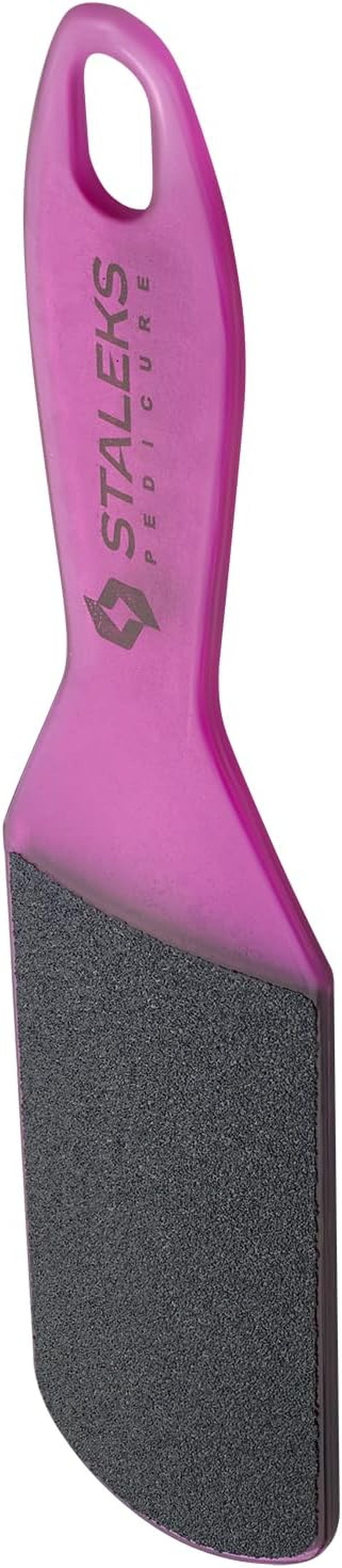 STALEKS PRO Double Sided Plastic Foot File Pedicure Foot File Callus File and Rough Heels 10 Type 2 Grits #60 and 80# (Purple) image number 1