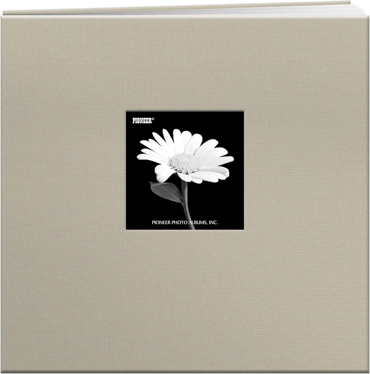 12X12 Fabric Frame Scrapbook, Bright Pink