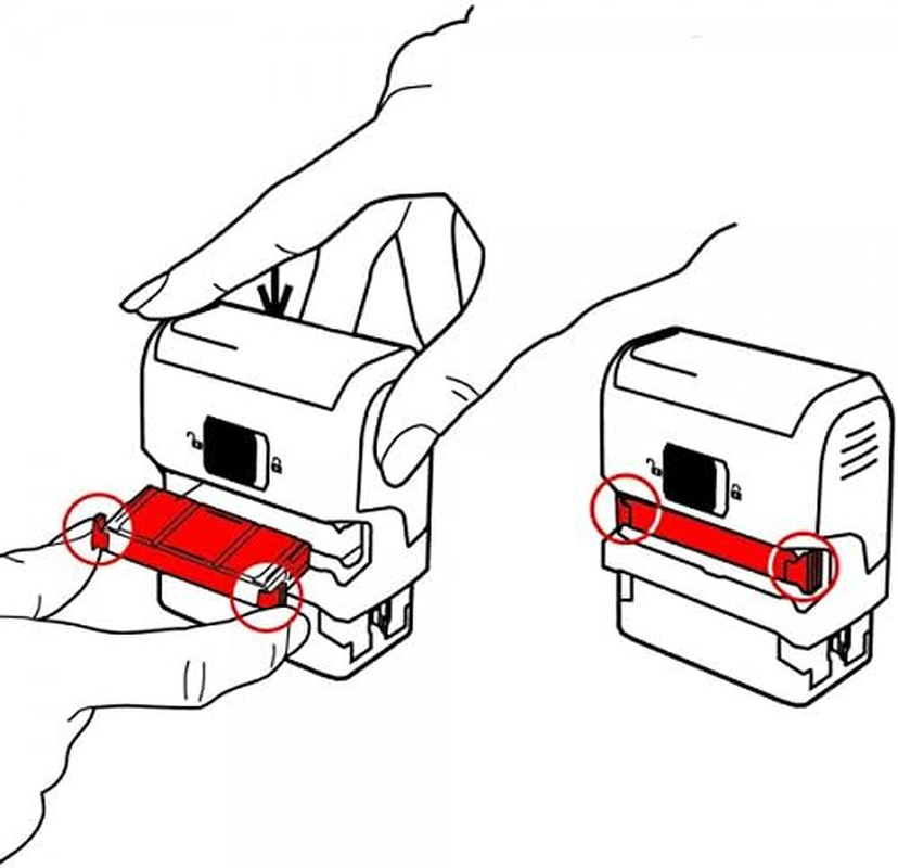 Trodat Replacement Pad for the Printy 4911, 4800,4820, 4822, 4846 (Black) image number 1
