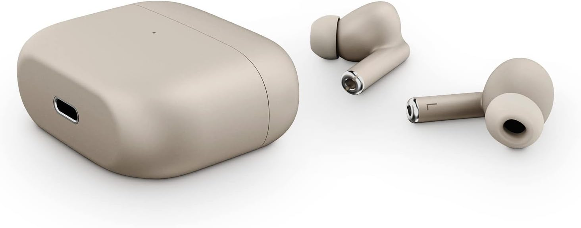 Energy Sistem True Wireless Headphones Style 2 Champagne (Wireless Stereo Headphones, BT 5.1, Deep Bass, Charging Box) - Champagne image number 6