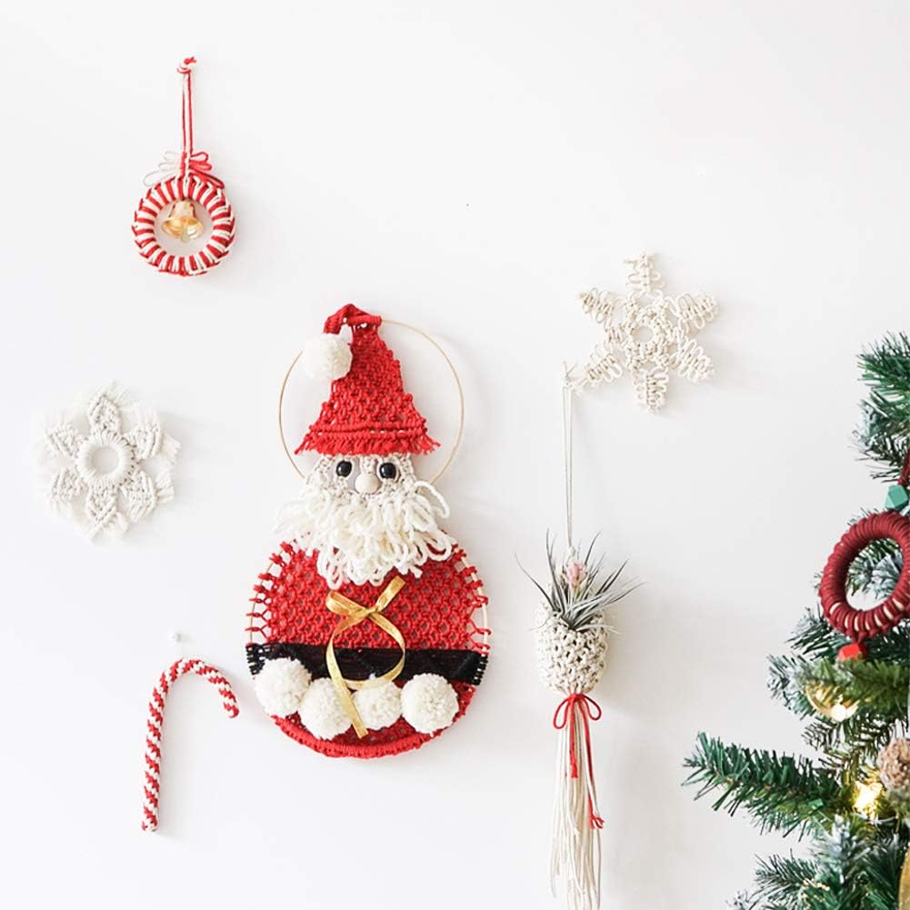 Tenn Well Braided Cotton Cord, 165 Feet 5Mm Wide Cotton Macrame Rope for Plant Hangers Wall Hangings DIY Crafts (Red) image number 6