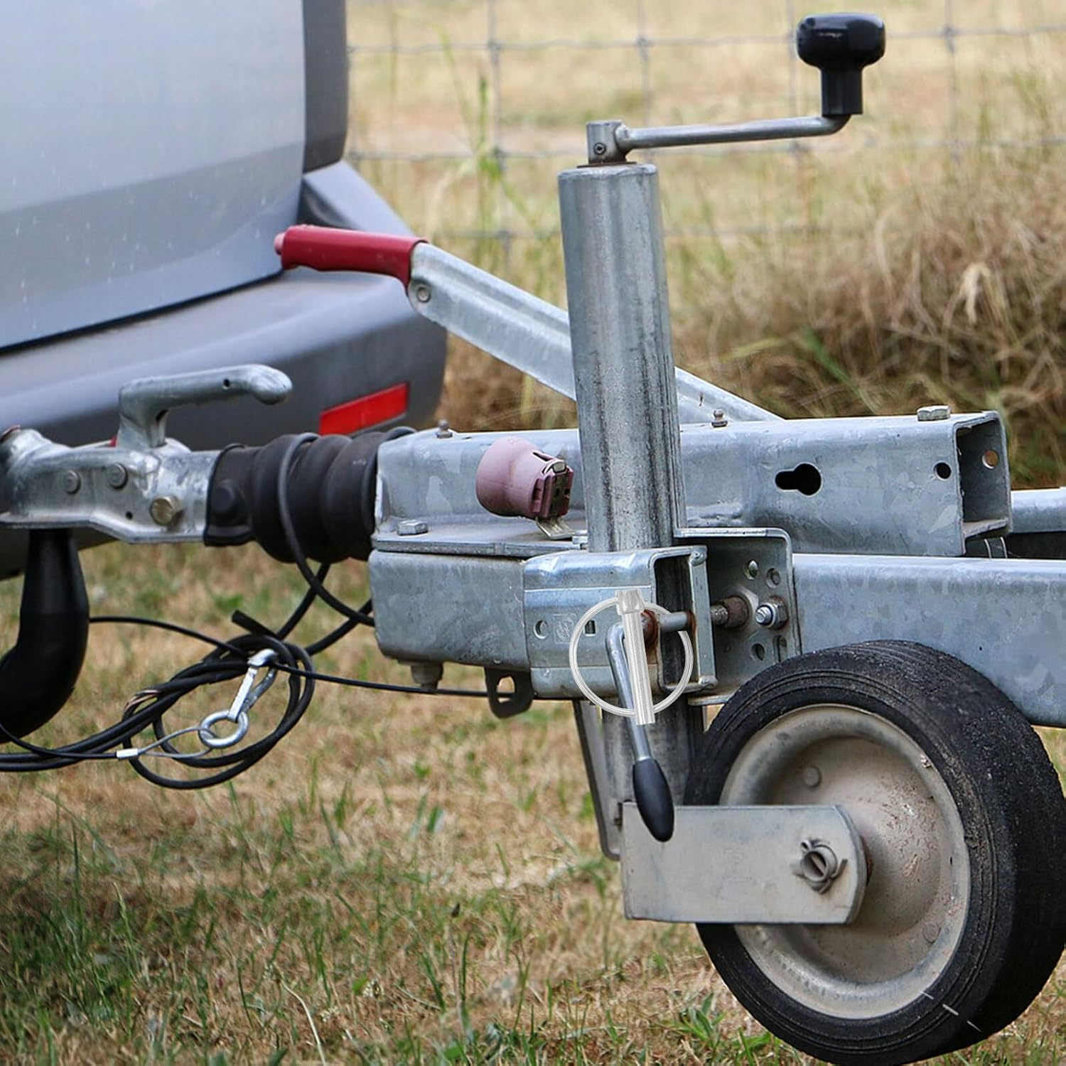 TOKIDNY Heavy Duty Galvanized Iron Lynch Pin Assortment Kit with O-Ring for Trailer and Rv Accessories Secure Locking Hitch Pins for Utility Trailers Easy Installation and Safety Part image number 6