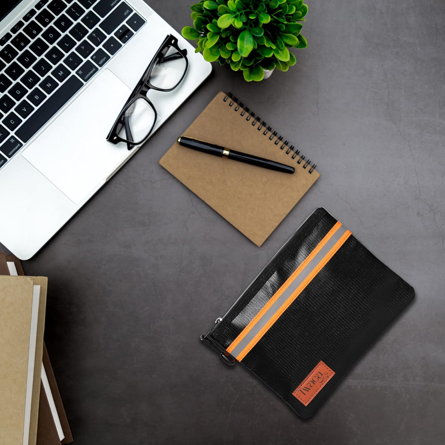 100% Aussie Owned - Twaca- Fireproof Document Bag and Money Bag Combo, Fire Protection for Legal Documents Jewelry, Firesafe Envelope for Money, Passport and Cards image number 2