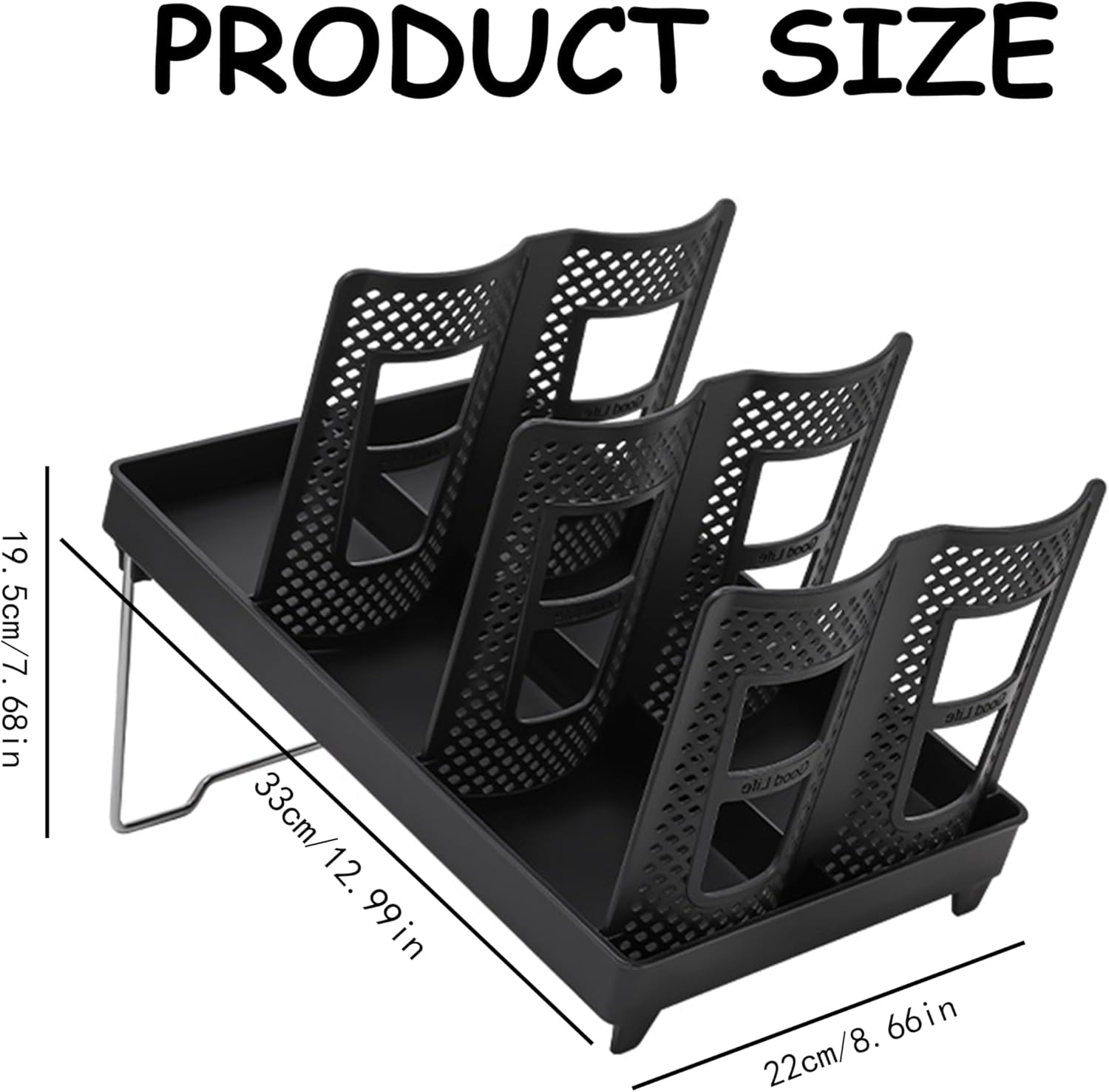 Disposable Coffee Cup Dispenser,Multi-Functional Cup and Lid Dispenser with Stand,Plastic Cup Holder Organizer for Coffee Station Bar Office Home Restaurant (Double Row)