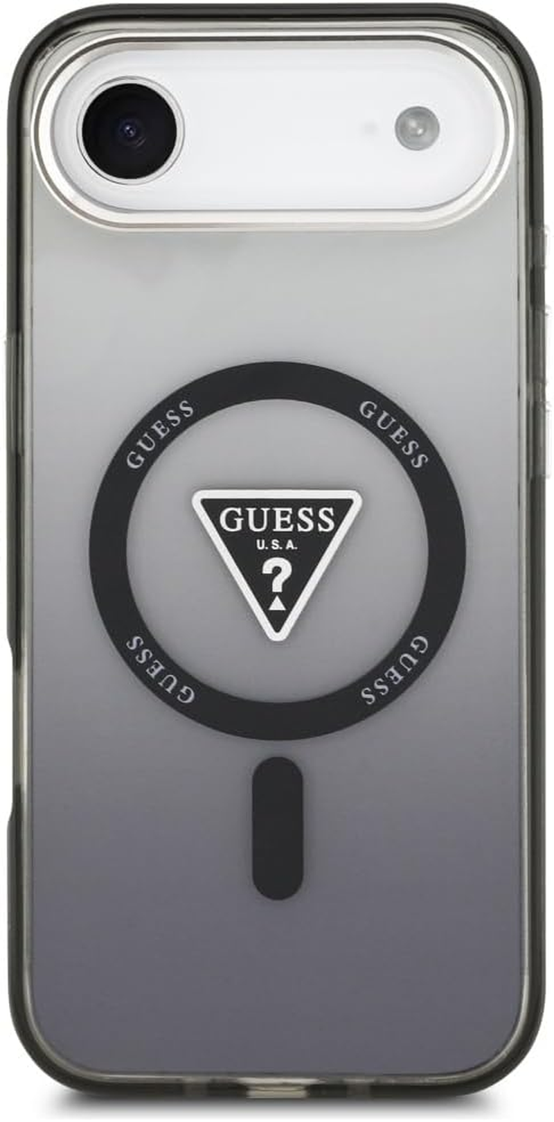 CG Mobile Guess IML Gradient Triangle Logo Compatible with Magsafe Case for Iphone 17 Air (Black) image number 5