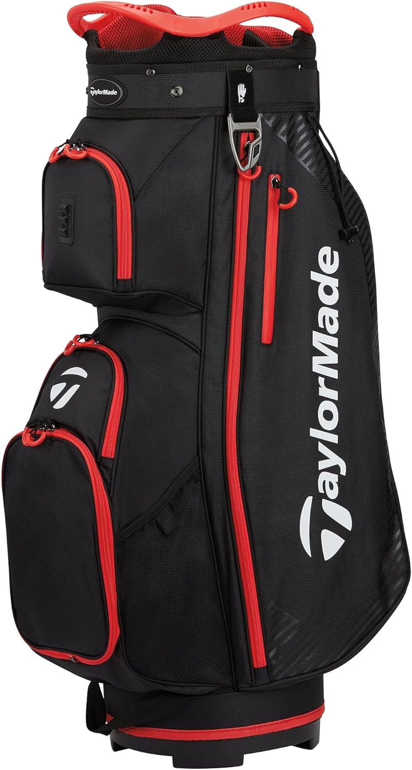 Taylormade Procart LX Golf Cart Bag 2024 | Black/Red | Premium Design