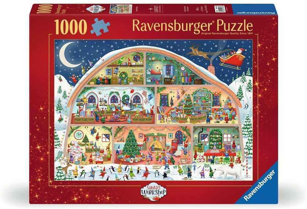 Ravensburger - Santa'S Workshop Puzzle 1000P