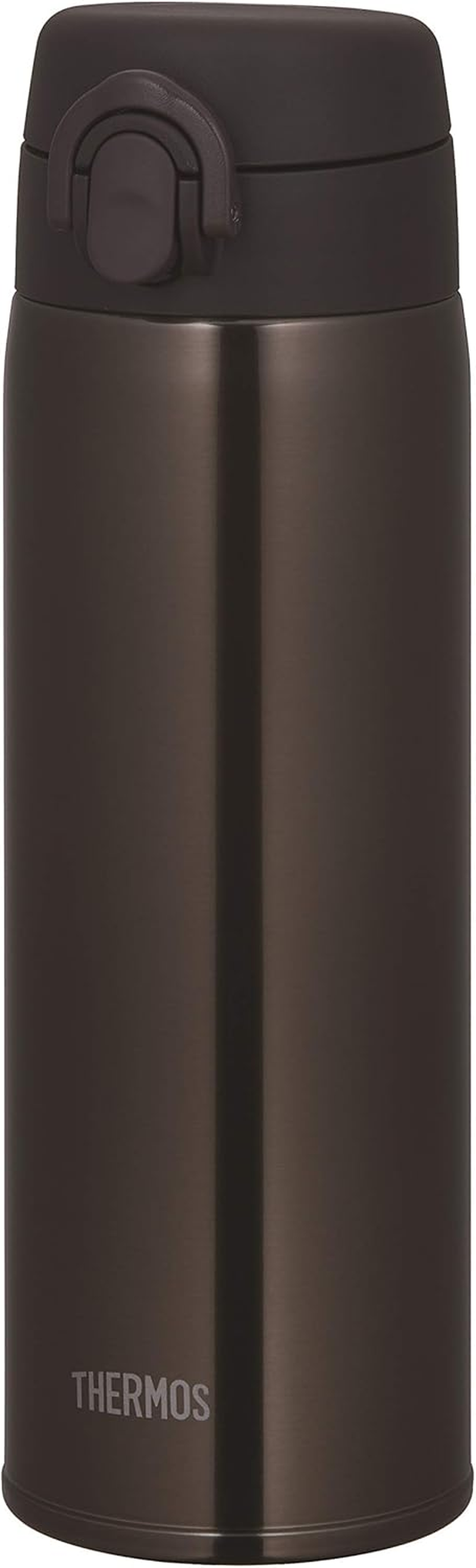 Thermos JOF-500 AWH Water Bottle, Vacuum Insulated Portable Mug, 16.9 Fl Oz (500 Ml), Alpine White, Easy to Clean and Easy to Clean, Ultra Lightweight, Compact Type, One Touch Open, Stainless Steel,