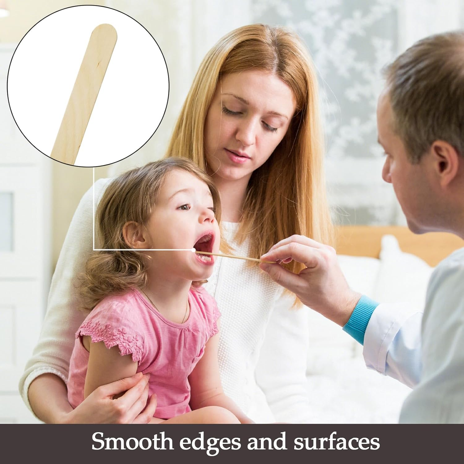 8&rdquo;100Pcs KTOJOY Jumbo Wooden Craft Sticks Wooden Popsicle Craft Sticks Stick Treat Sticks Ice Pop Sticks for DIY Crafts，Home Art Projects, Classroom Art Supplies image number 4