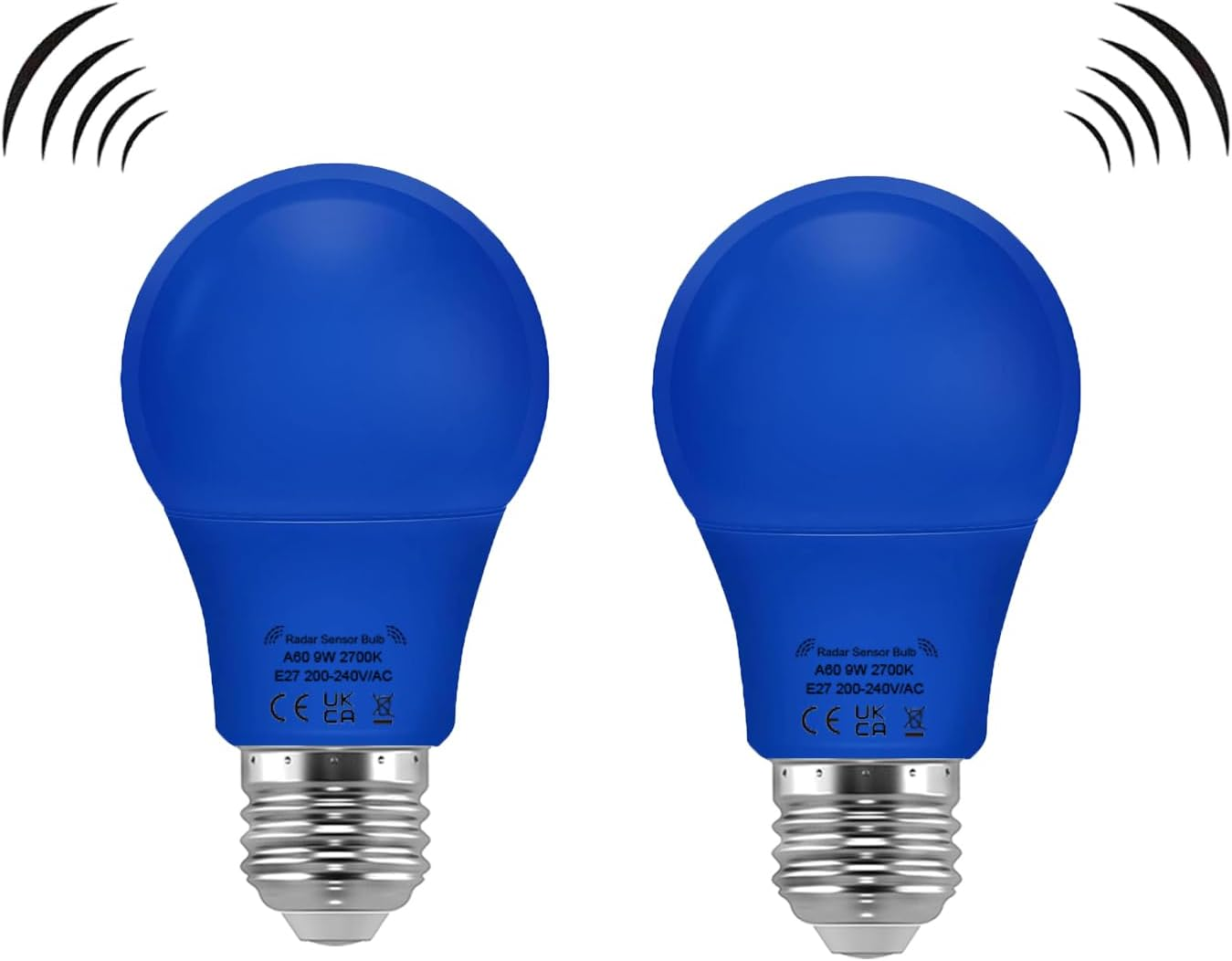 KOOYWAN 9 W Green LED Lamp with Motion Sensor for Wedding Halloween Christmas Party Bar Decor, Porch, Home, Holiday Lighting, Decorative Lighting Bulbs