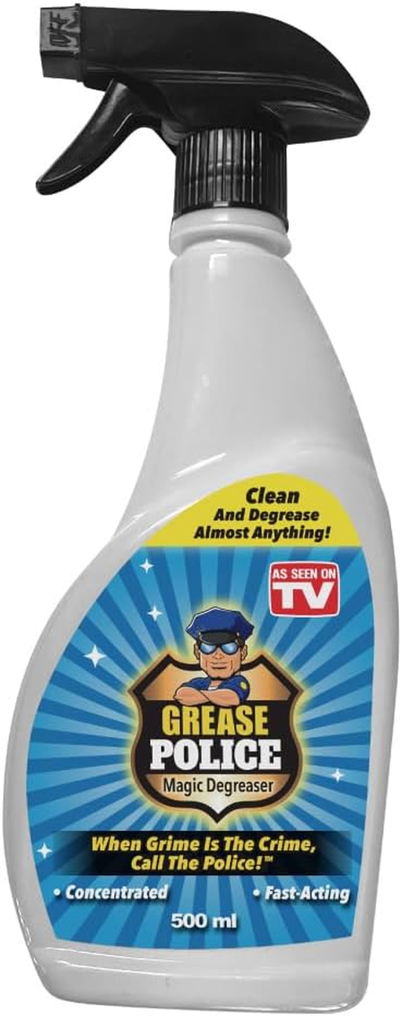 Grease Police Powerful, Multi-Purpose Degreaser and Cleaner for Stubborn Grease and Dirt &ndash; 500Ml