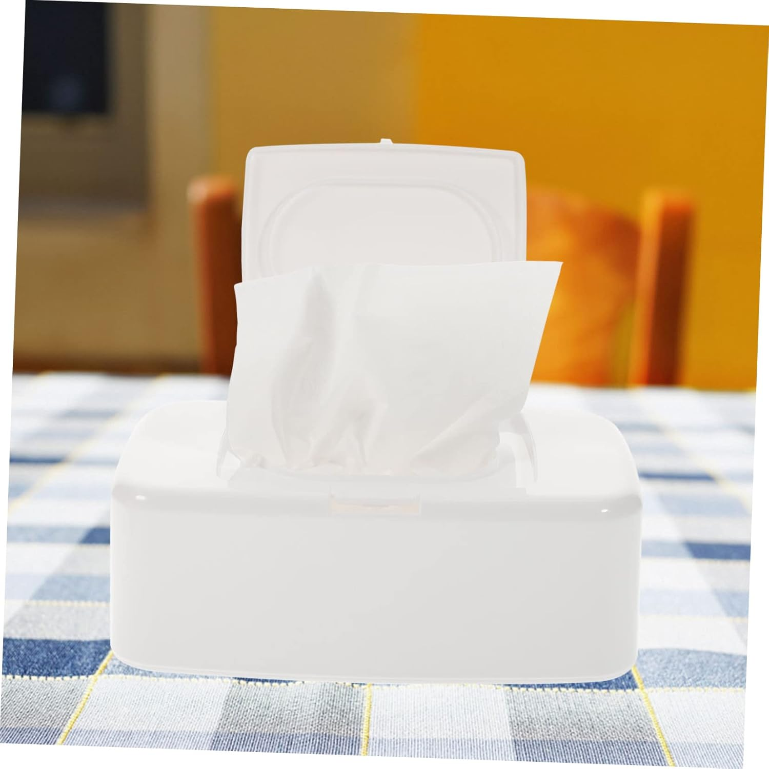 2Pcs Family-Friendly Wet Tissue Holder Refillable Wipe Dispenser Box for Home Travel image number 6