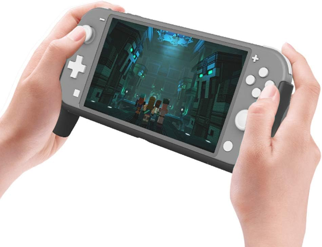 Grip Case for Nintendo Switch Lite,Hand Grips Handles Ergonomic Protective Case，Accessories Compatible with Nintendo Switch Lite (Black) - Yellow image number 6