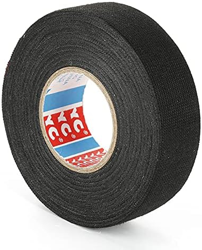 1Pcs Black Length15M Width 9/15/19/25/32MM New Tesa Type Coroplast Adhesive Cloth Tape for Cable Harness Wiring Loom Dropship (Color : 15M, Size : 25Mm) image number 5