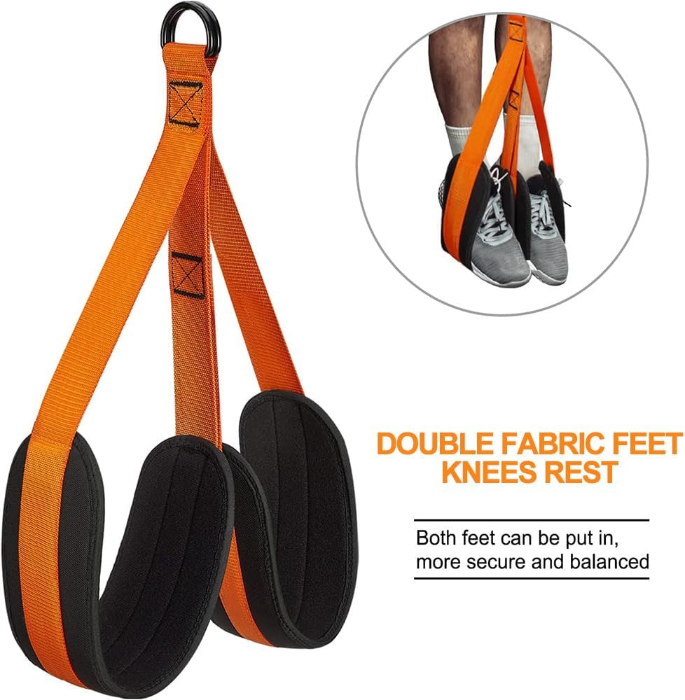 SHENMAIDAY Pull up Assistance Bands 300Lbs, Adjustable Heavy Duty Resistance Band for Pull Up, 4 Pull up Bands, Comfortable Fabric Feet/Knee Rest, Home Fitness, Body Stretching, Chin Up image number 4