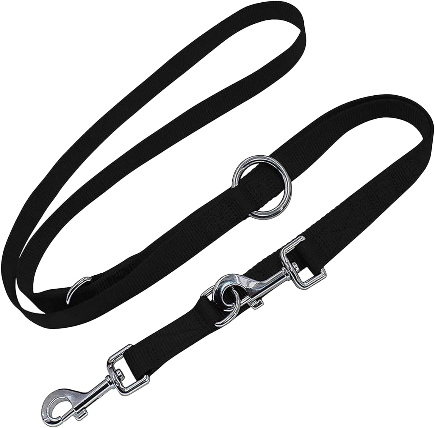 Dog Lead 210 X 2.5 Cm Adjustable Recall Lead with 2 Carabiners Adjustable Exercise Lead Lead Dog Lead Adjustable for Small, Medium Dogs Pet Trainer Lead Splitter image number 4
