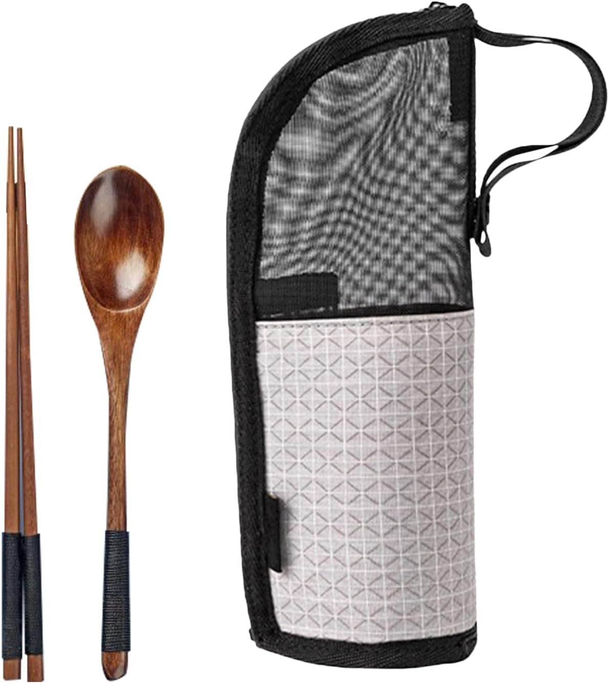 Cutlery Pouch Camping, Flatware Travel Organizer, 9.84X3.94Inn Reusable Utensil Case, Waterproof Authentic Material, Lightweight Compact Design for Outdoor, Camping, Hiking image number 1